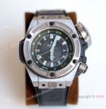 Super Clone Hublot King Power Oceanographic 4000m Watch in Green Markers